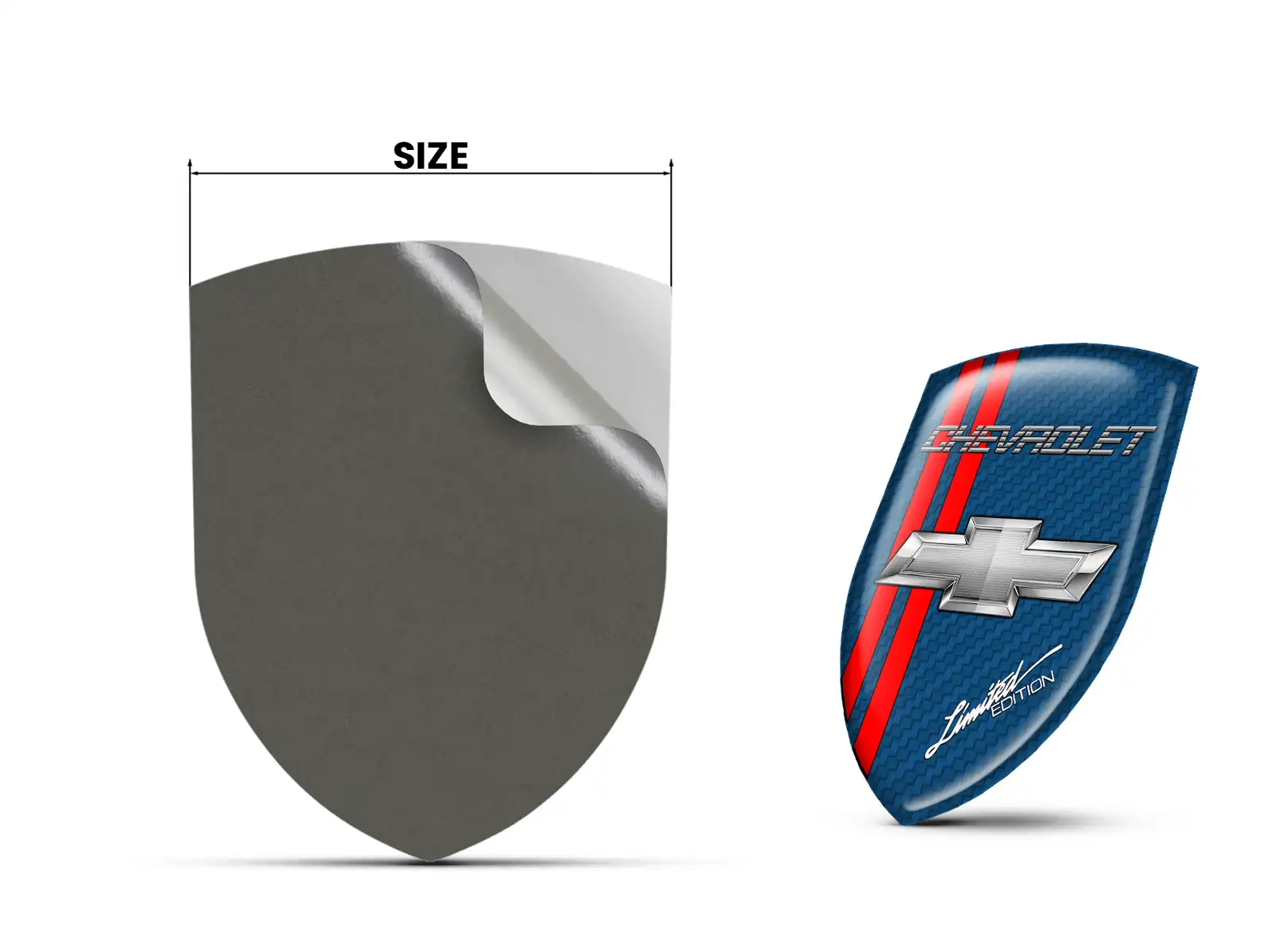 Chevrolet Adesivi Parabrezza Auto Racing Standard Minimalisti